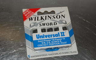 Wilkinson Universal II -partaterät | hinta sis. kulj.kulut