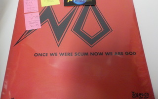 NO - ONCE WE WERE SCUM NOW WE ARE GOD M-/M- LP