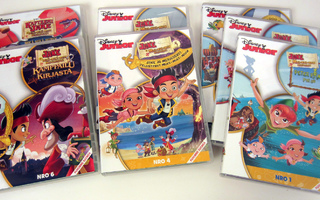 Disney Kapteeni Jake, Levyt 1-7 DVD