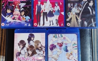 6 Animen bluray paketti!