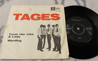 Tages – Treat Her Like A Lady / Wanting 7" Swed. 1967