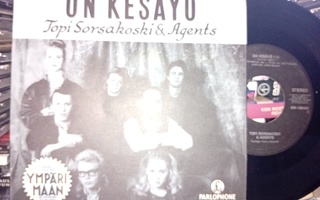 7" single Topi Sorsakoski & Agents : On kesäyö + 1