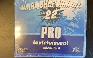 Karaokepokkari Pro 22 - Lauletuimmat miehille 4 DVD (UUSI)