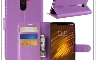 Xiaomi Pocophone F1 - Violetti lompakko-suojakuori #24748