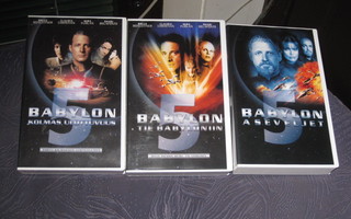 BABYLON 5 VHS X 3