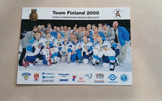 Kiekkoleijonien MM-pronssijoukkue 2000 iso kortti