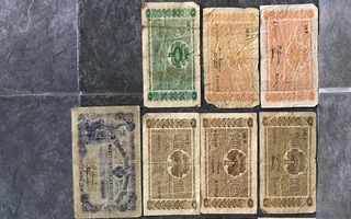 Markka seteleitä 13kpl eri ajoilta