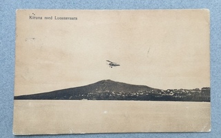 Kiiruna Luossavaara ja lentokone 1923