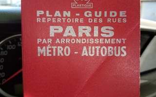 Opaskirja PLAN-GUIDE PARIS METRO - AUTOBUS ( SIS POSTIKULU (