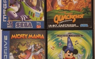 Sega Mega Drive Disney Pelit