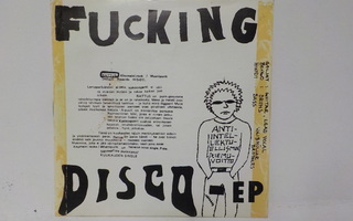 RATTUS - FUCKING DISCO EP EX-/EX- VERY RARE FIN 1981 7"