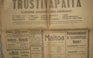 Sanomalehti  Uusi Suometar 17.3.1917