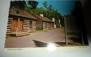 Post Card kortti Historic Fort Wilkins Michican