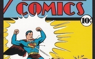 Joe Shuster: Supermania ammutaan (postikortti)