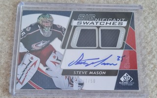 2008-09 SP Game Used SIGnificant Swatches, Steve Mason 47/50