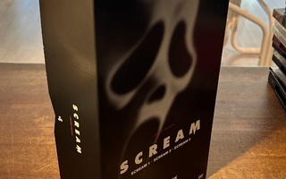 SCREAM - DVD, Elokuvat 1,2,3, LTD, Mask- Boxi