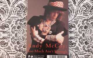Andy McCOY : Too Much Ain't Enough 3"-CD-Single[Hanoi Rocks]