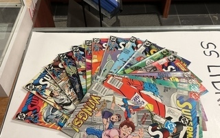 SUPERMAN 1988-1989 - 18 lehteä (numerot 15-24,29,31-37)