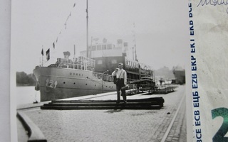 VANHA Valokuva Laiva Bore I 1930-l