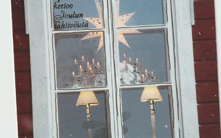 Leku Sulkanen : Lamput ja joulutähti ikkunassa