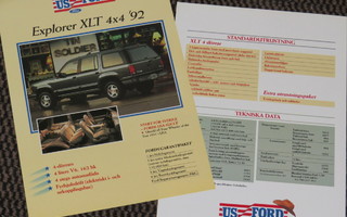 1992 Ford Explorer XLT 4x4 esite - KUIN UUSI