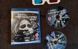 Blu-Ray: Final Destination 3D, pahvilaseilla