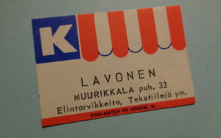 TT-etiketti K Lavonen, Muurikkala