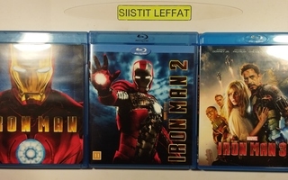 (SL) 3 BLU-RAY) IRON MAN 1-3 (SUOMITEKSTIT)