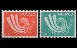 Monaco 1073-4 ** Europa (1973)