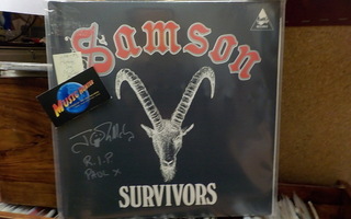 SAMSON - SURVIVORS EX+/EX- LP MCCOYN NIMMARILLA