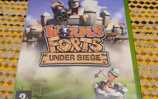 Worms Forts Under Siege Xbox-peli