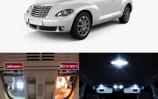 Chrysler PT Cruiser Sisätilan LED -muutossarja 6000K ; x12