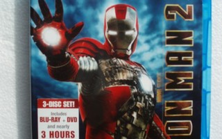 Iron Man 2 (Blu-ray, uusi)