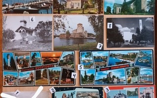 Suomalaisia paikkakuntakortteja - postikortteja