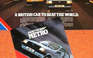 1980 Austin Metro esite - KUIN UUSI - 24 sivua