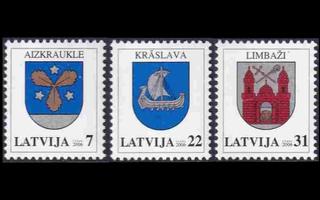 Latvia 660-2 ** Käyttösarja Vaakuna (2006)