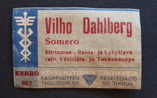 VILHO DAHLBERG  /  SOMERO