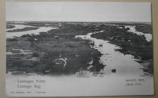 Liminka, Limingan niitty 1905 tulvan vallassa, mv pk, ei p.
