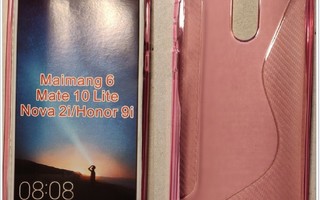 Huawei Mate 10 Lite - Pinkki geeli-suojakuori #24805