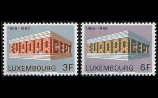 Luxemburg 788-9 ** Europa (1969)