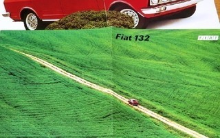 1973  Fiat 132 esite - KUIN UUSI  suom  ISO - 24 siv