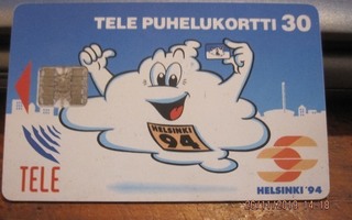 Helsinki '94 puhelinkortti