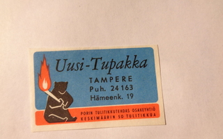 TT-etiketti Uusi-Tupakka, Tampere