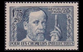 Ranska 421 ** Bakteriologi Louis Pasteur (1938)