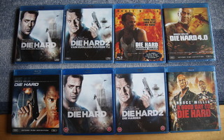 Die Hard kokoelma [suomi] - rare