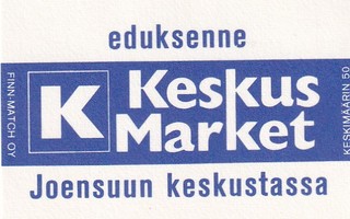 Joensuu. K Keskus Market   .     b407