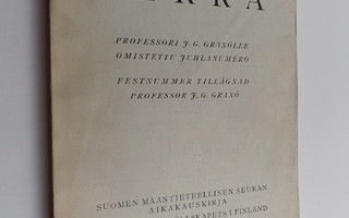 Terra - Omistettu professori J. G. Granölle 14.3.1942 Til...