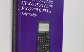 Casio CFX-9850G PLUS / CFX-9950G PLUSFX-97506 PLUS käyttö...