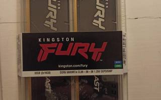 Kingston FURY Beast DDR5 5600 MHz CL36 32 Gt - UUSI