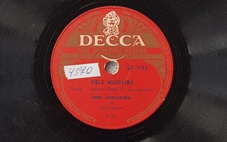Savikiekko 1953 - Erkki Junkkarinen - Decca SD 5196